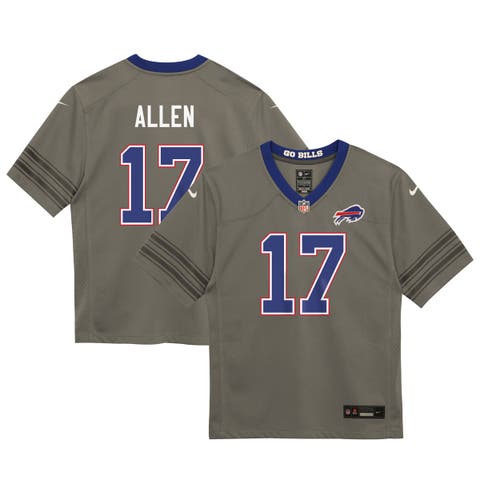 Toddler Nike Josh Allen Gray Buffalo Bills Nickel City Game Jersey