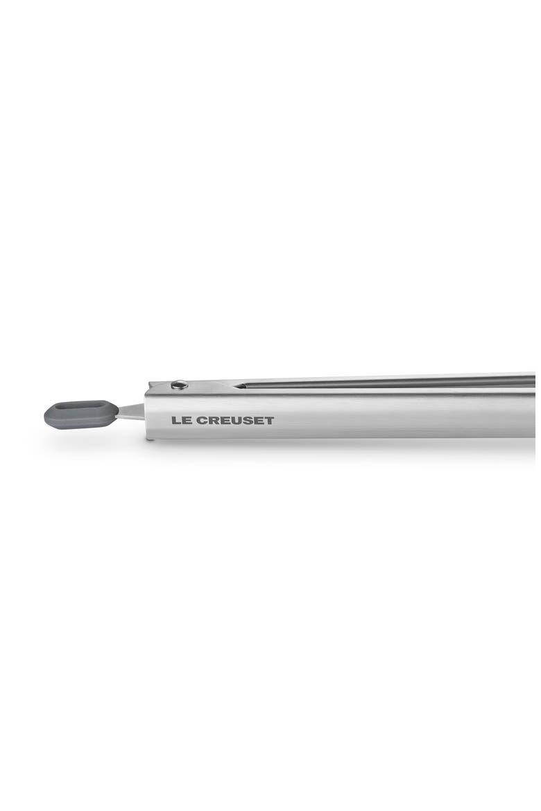 Signature Stainless Steel Tongs, Alternate, color, OYSTER
