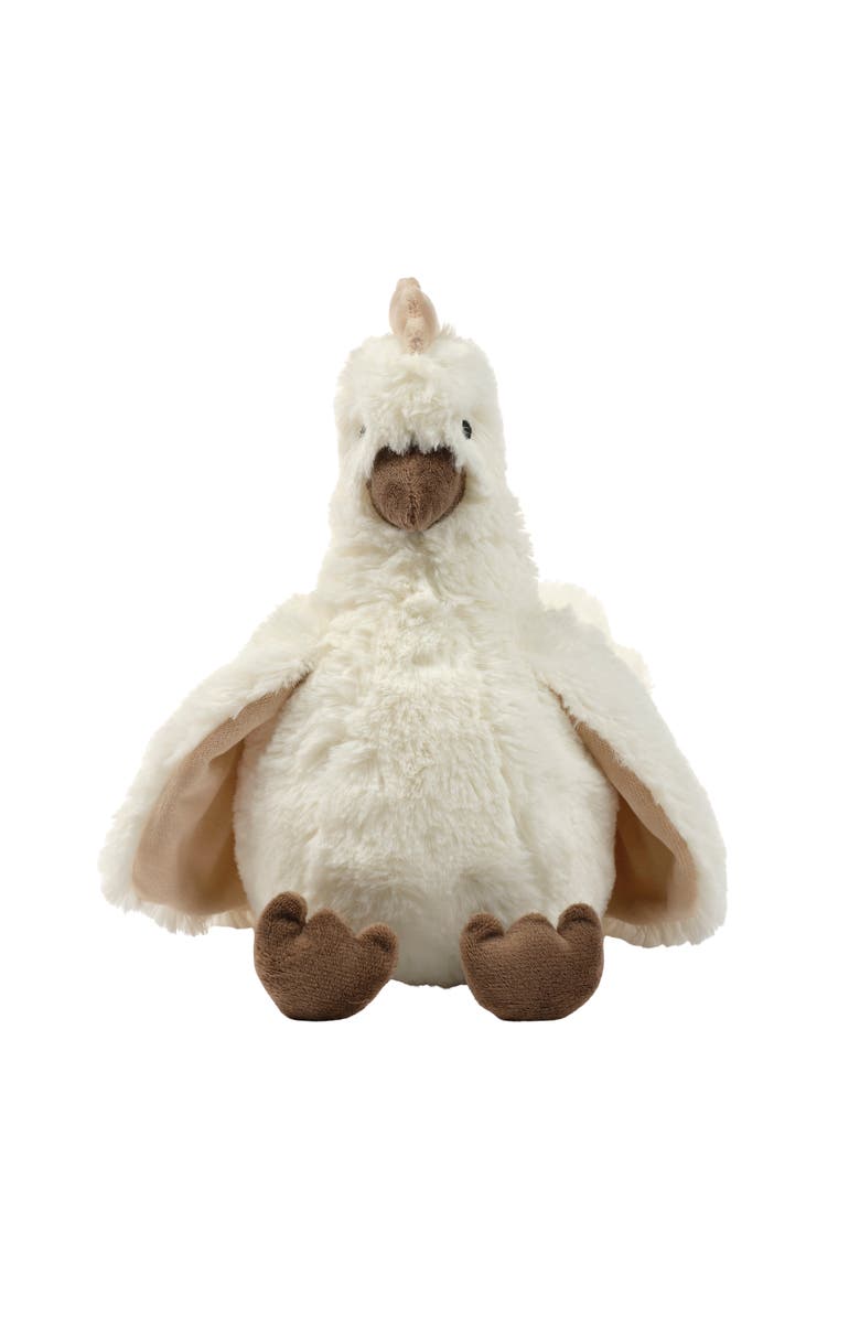 Bedtime Originals Farmyard Friends Plush Chicken Stuffed Animal Toy - Peep, Alternate, color, Cream