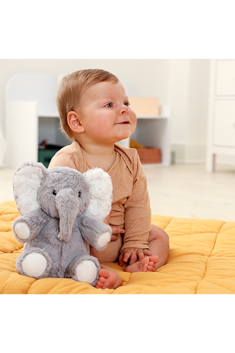 Eli the Elephant On The Go - Plush Toy & Baby Sleep Sound Soother, Alternate, color, Grey