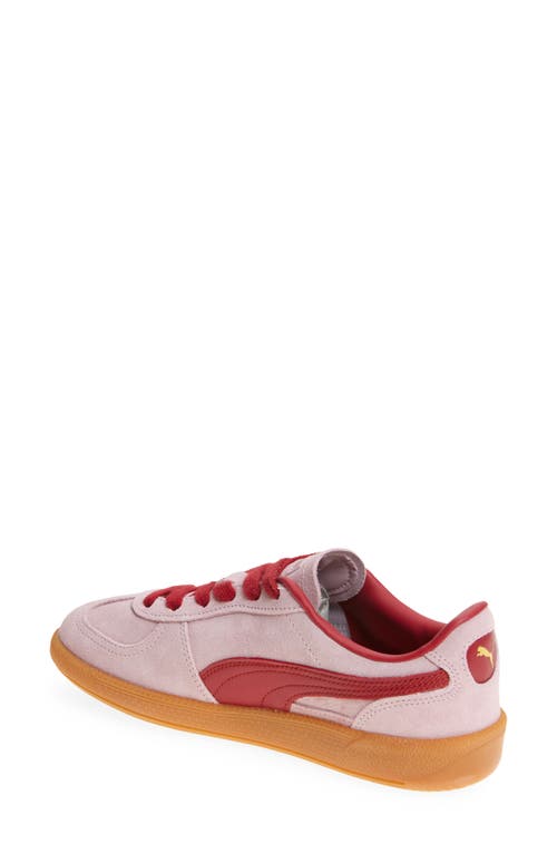 Puma Palermo Sneakers In Rose Mauve-dark Crimson