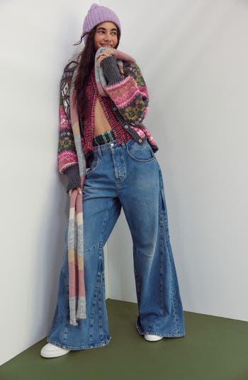 Eden High Waist Slouchy Flare Jeans
