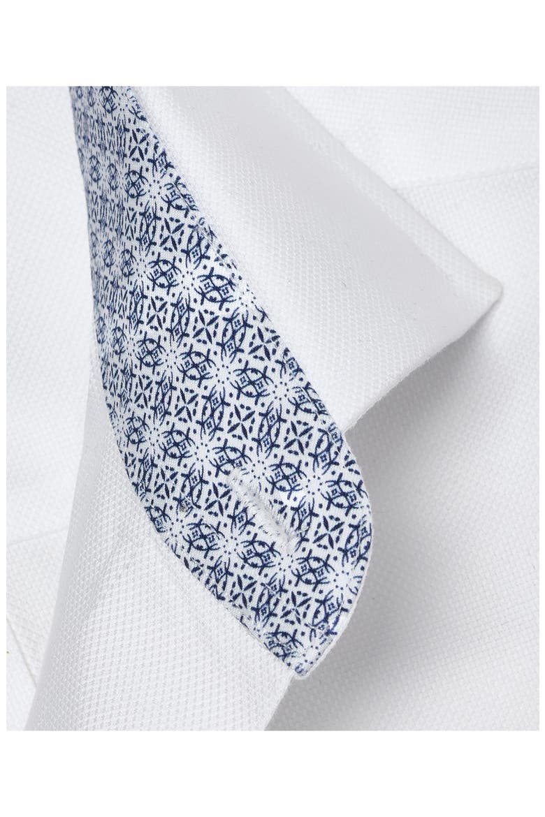 Trim Fit Royal Oxford Solid Cotton Dress Shirt, Alternate, color, WHITE