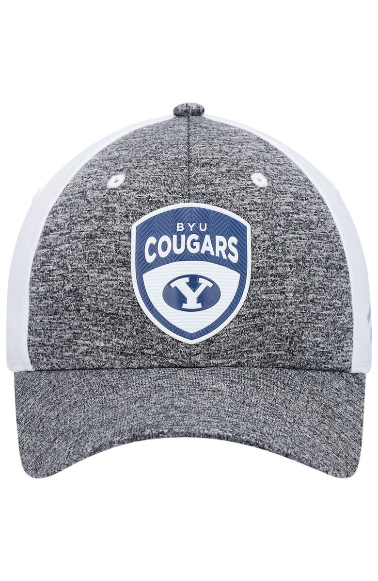 ZEPHYR Men's Zephyr Gray BYU Cougars Pomona Snapback Hat, Alternate, color,