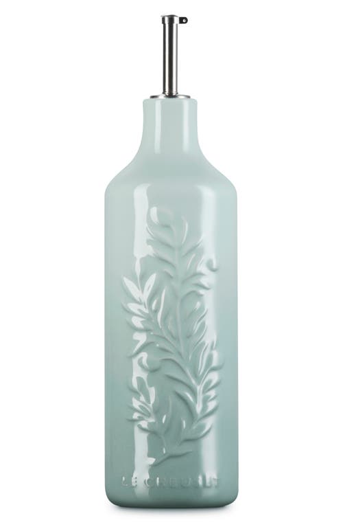 Le Creuset Olive Branch Stoneware Oil Cruet In Gray