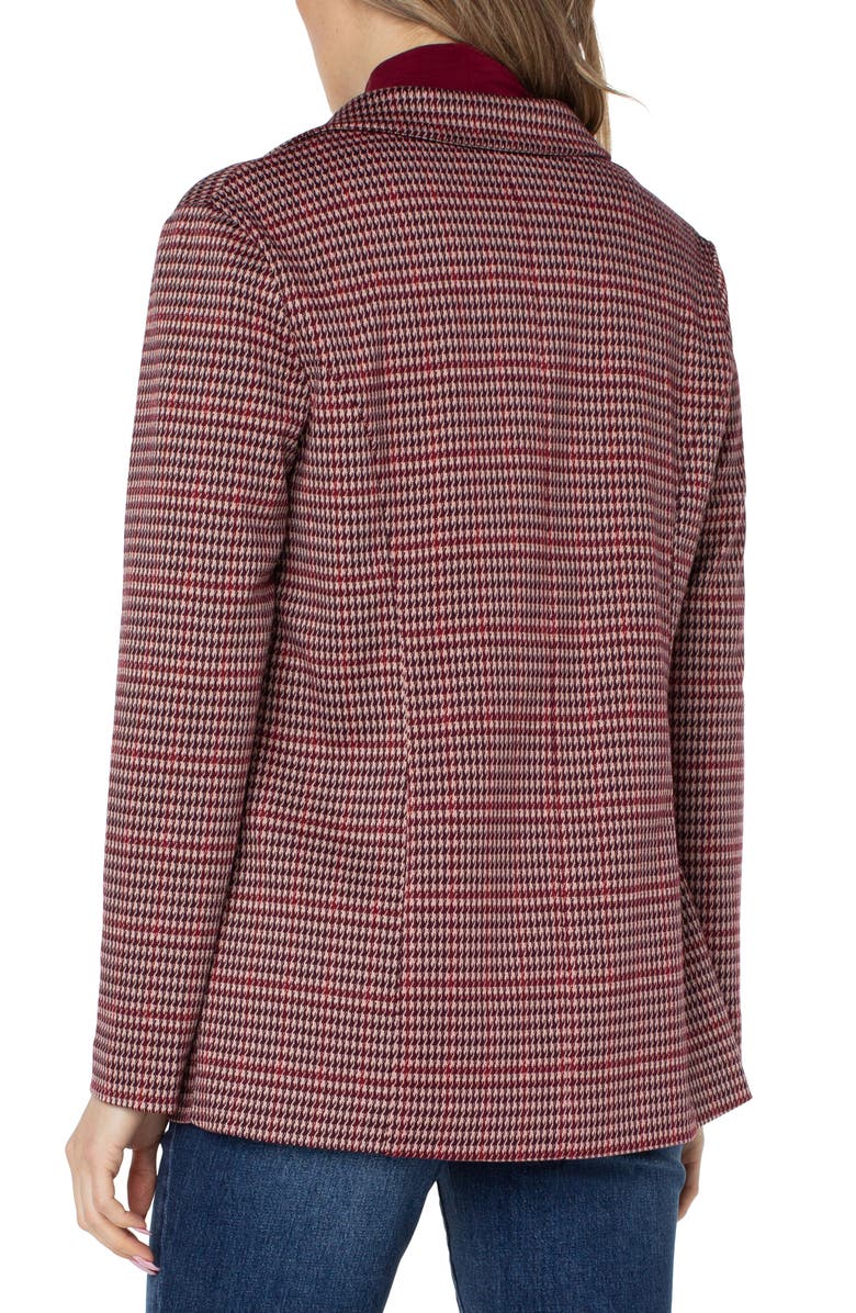 Liverpool Los Angeles Houndstooth Knit Blazer, Alternate, color,