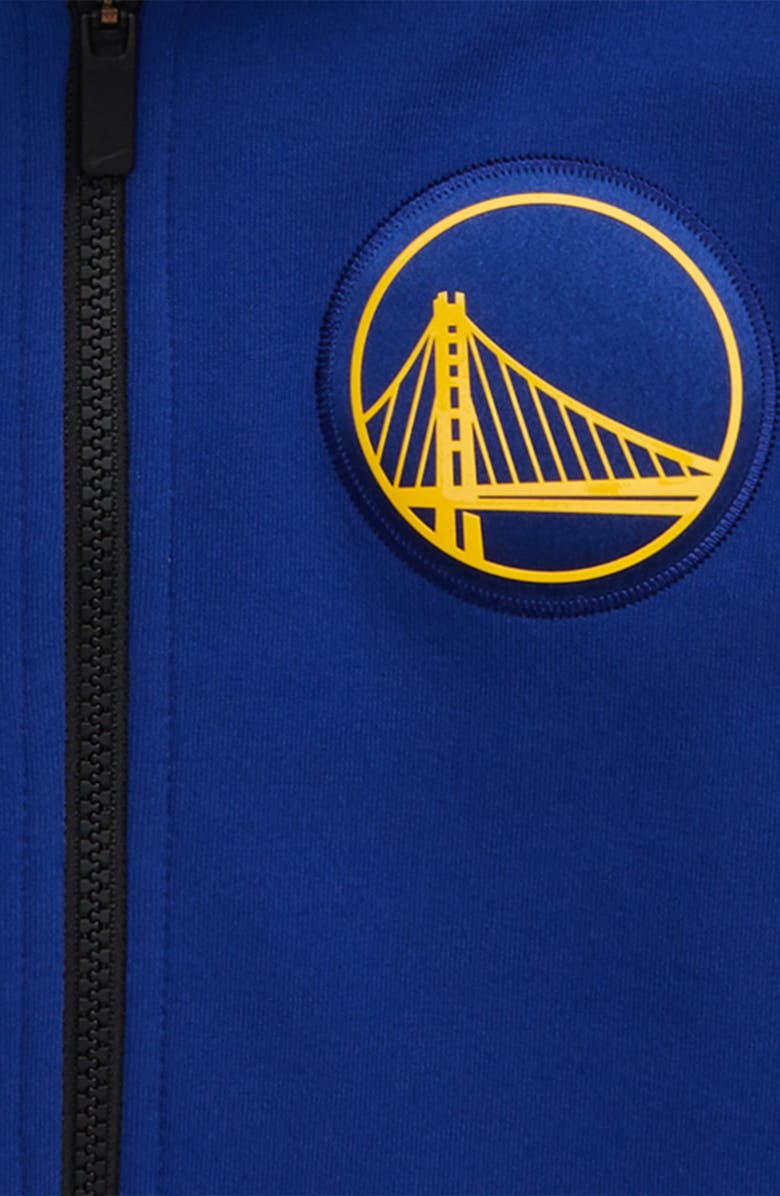 Nike NBA Golden State Warriors Dry Zip Hoodie, Alternate, color, 