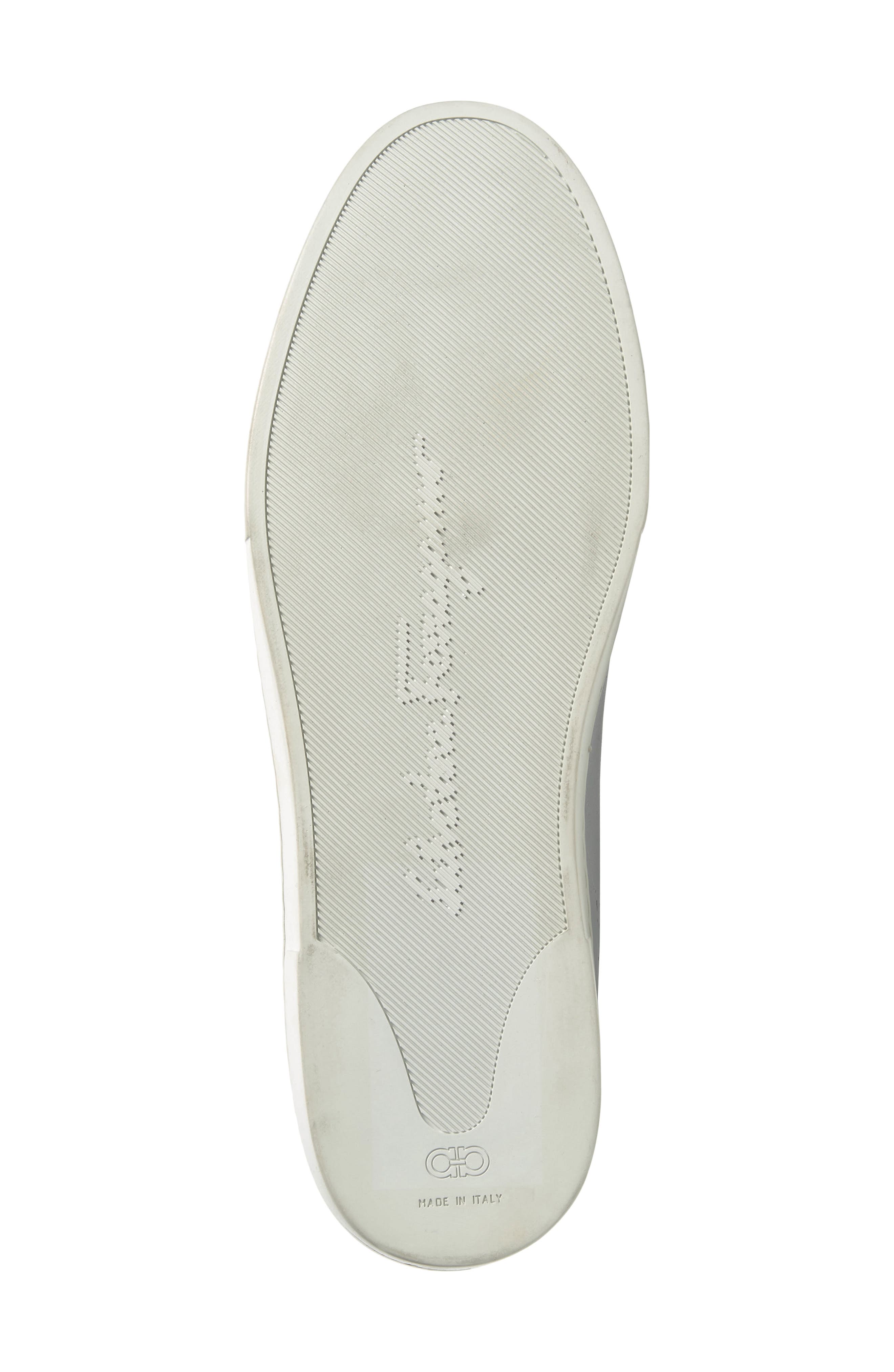 Salvatore Ferragomo Novello Bow Sneaker, Alternate, color, SILVER
