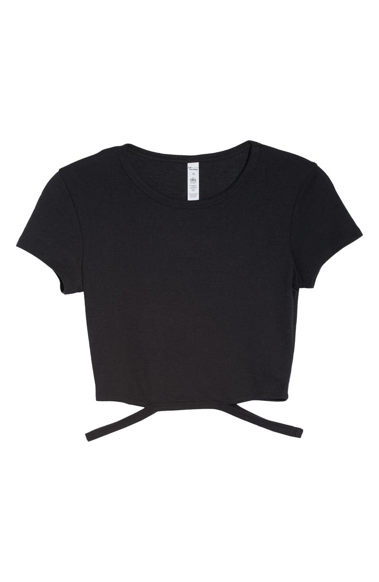 Alo Halo Crop T-Shirt, Alternate, color, 