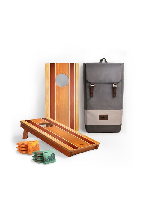 1ft x 2ft Mahogany Pathfinder Cornhole Board Set