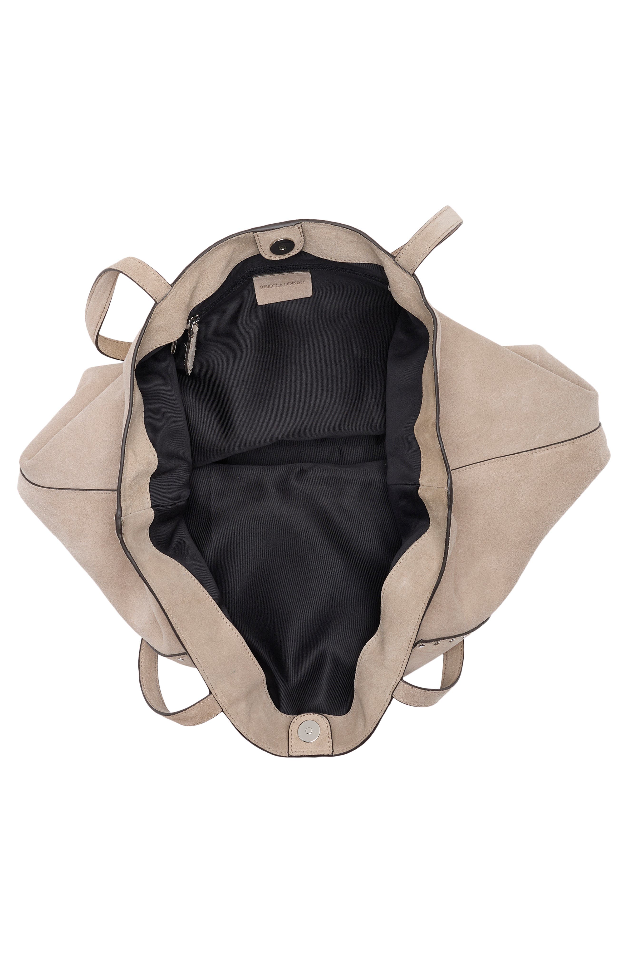 Rebecca Minkoff Darren Pocket Tote, Alternate, color, Truffle