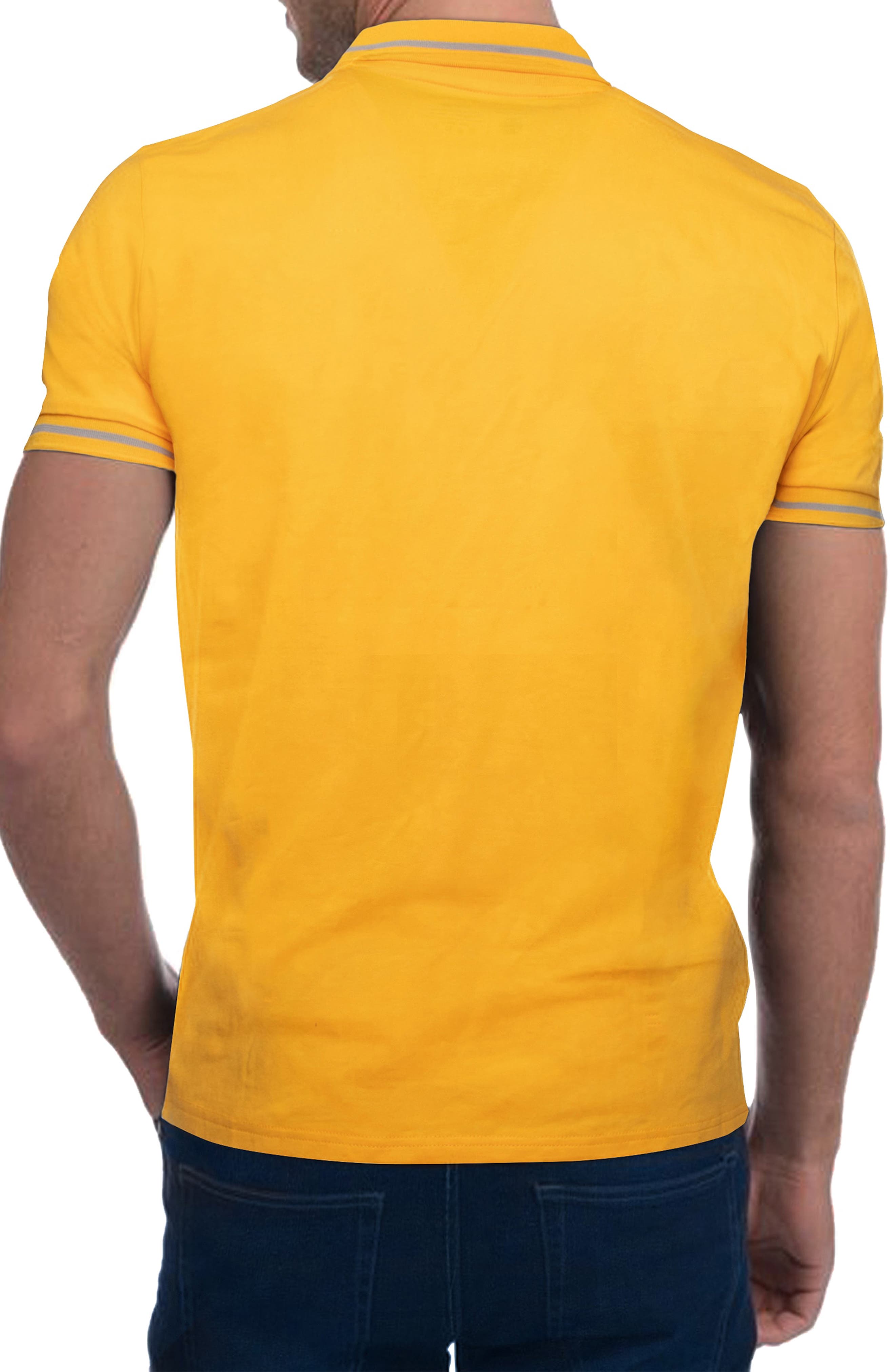 Pipe Trim Knit Polo - image 4