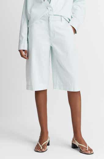 Vince Spring Cotton Twill Long Shorts