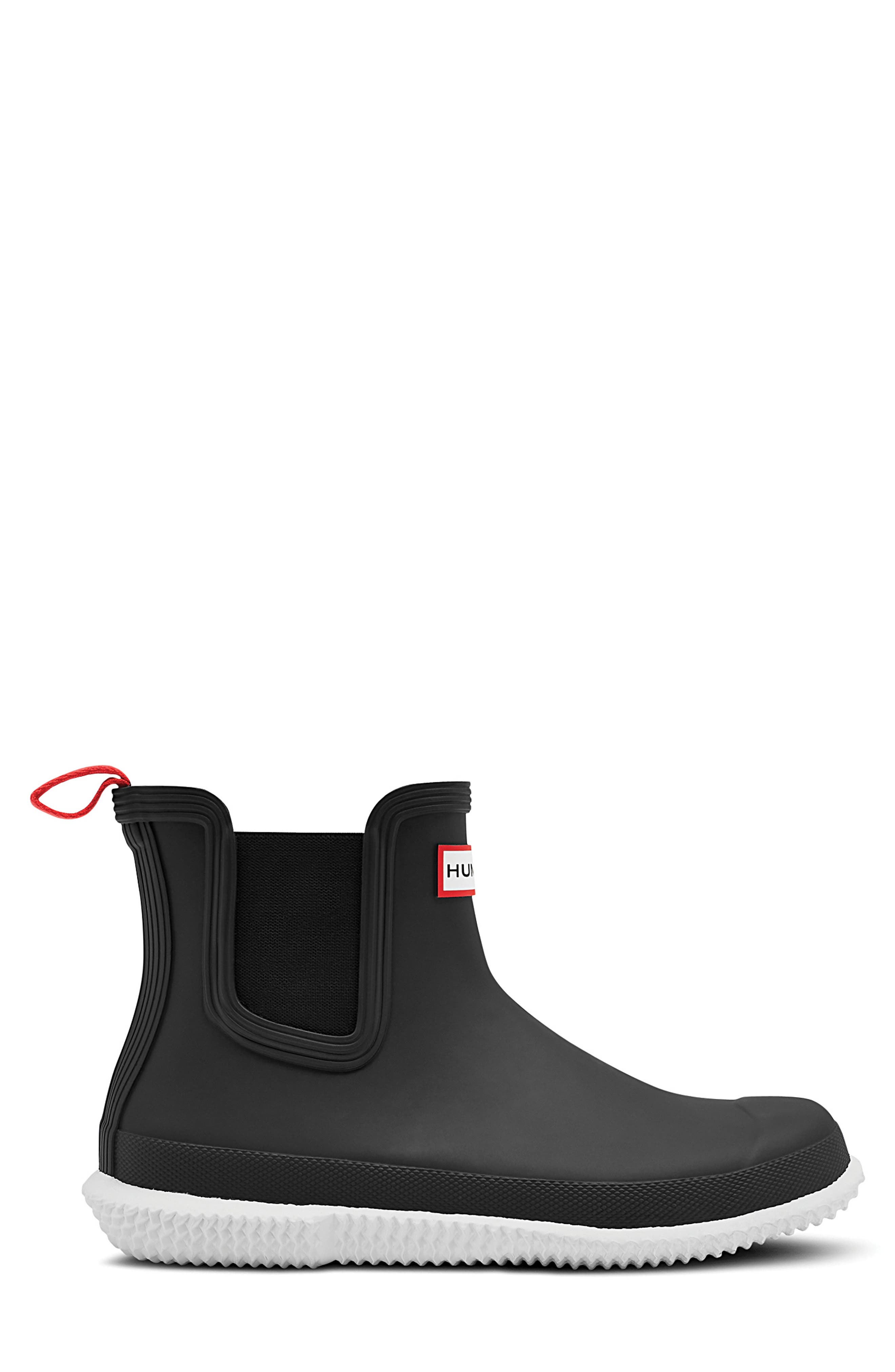 Hunter Calendar Sole Waterproof Chelsea Rain Boot, Alternate, color, 