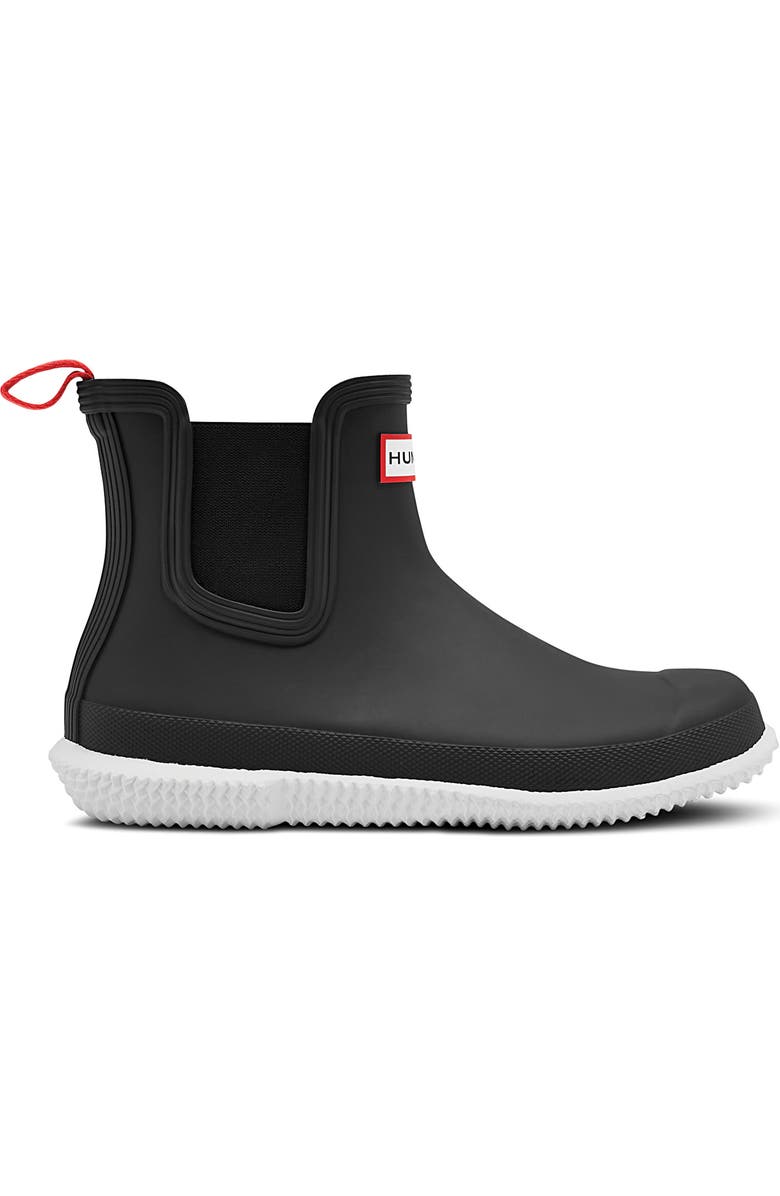 Hunter Calendar Sole Waterproof Chelsea Rain Boot, Alternate, color,