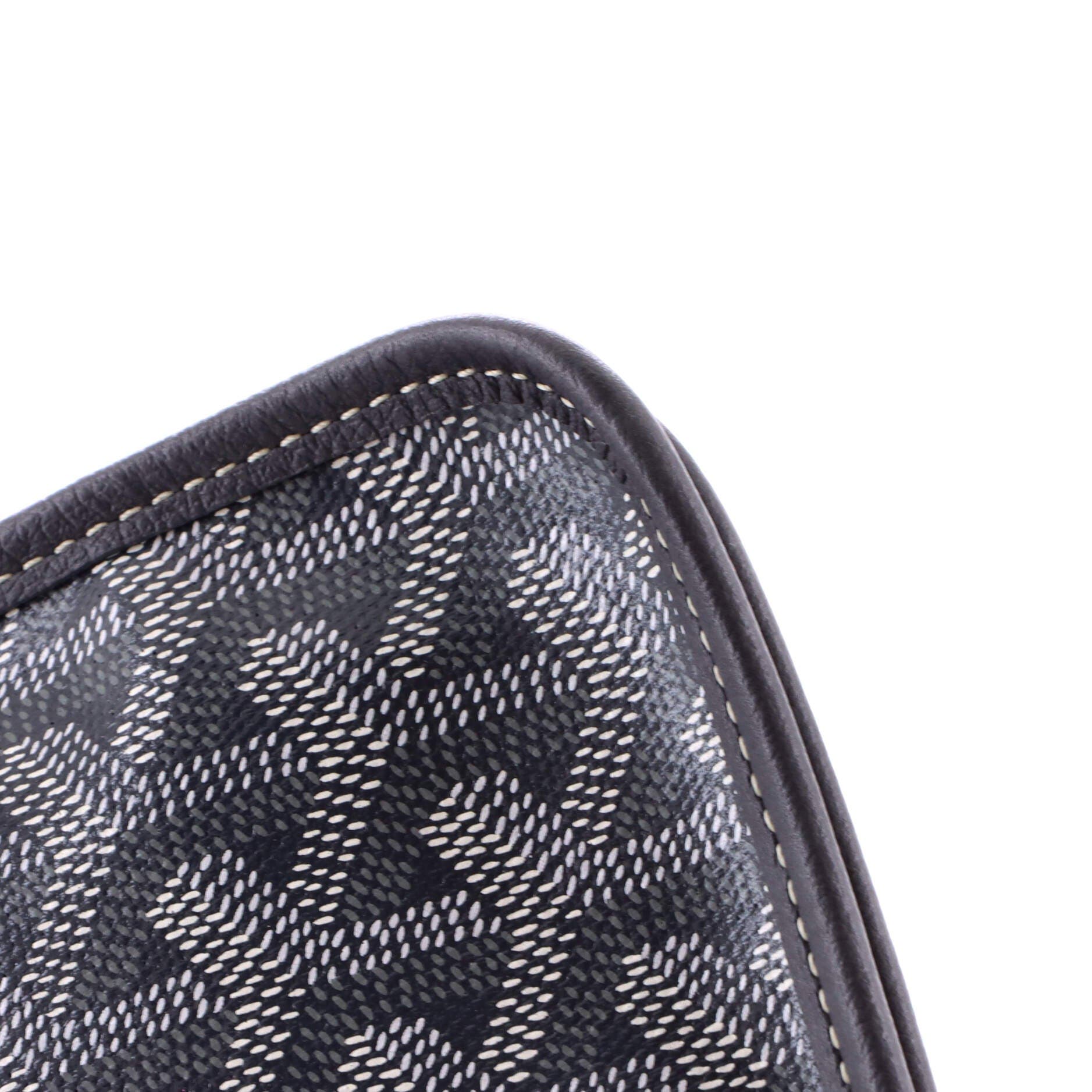 Plumet Clutch Wallet Coated Canvas, Alternate, color, Gray