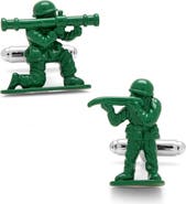 Cufflinks, Inc. Green Army Men Cuff Links