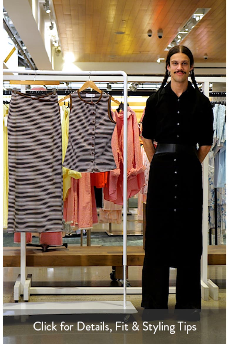 Adeline Stripe Button-Up Top & Maxi Skirt Set video