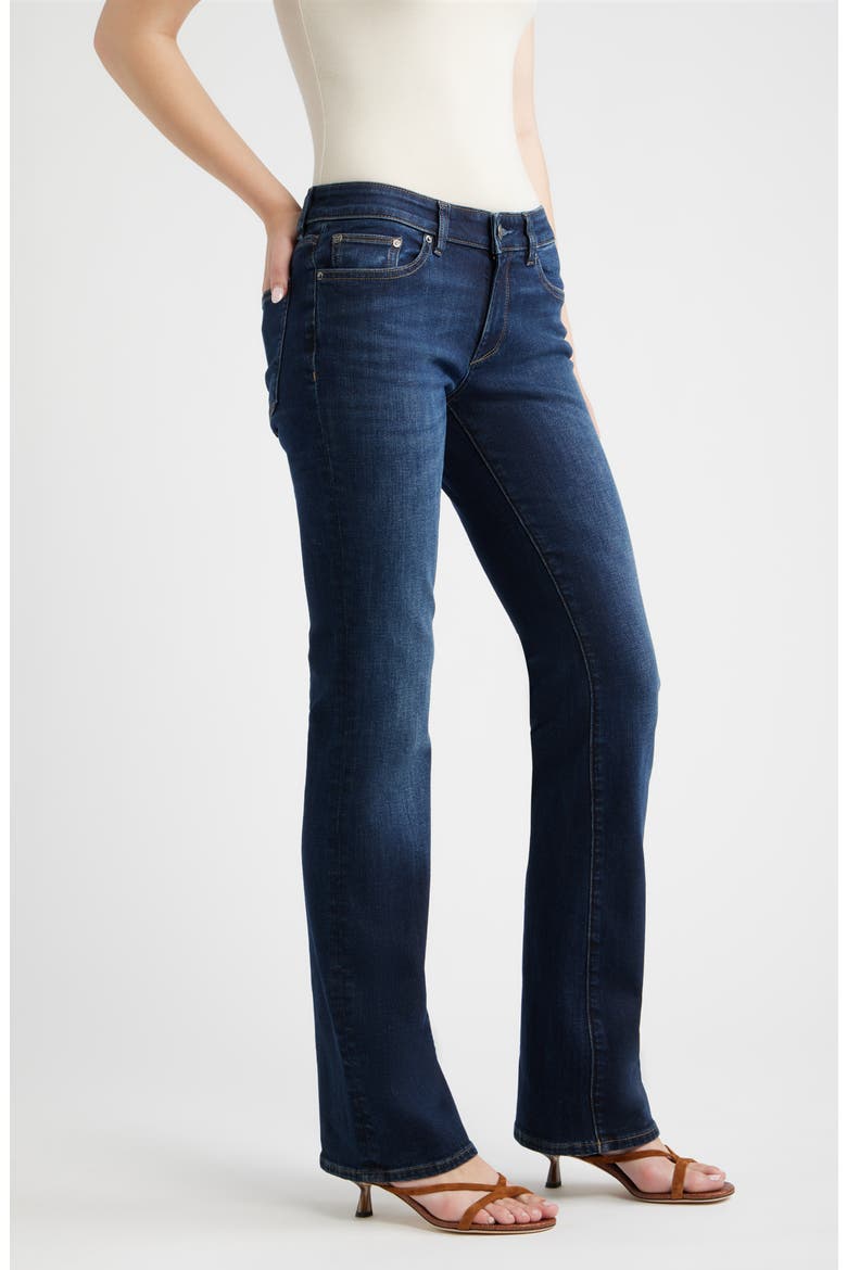 Milano Low Rise Skinny Bootcut Jeans, Alternate, color, THUNDERBIRD