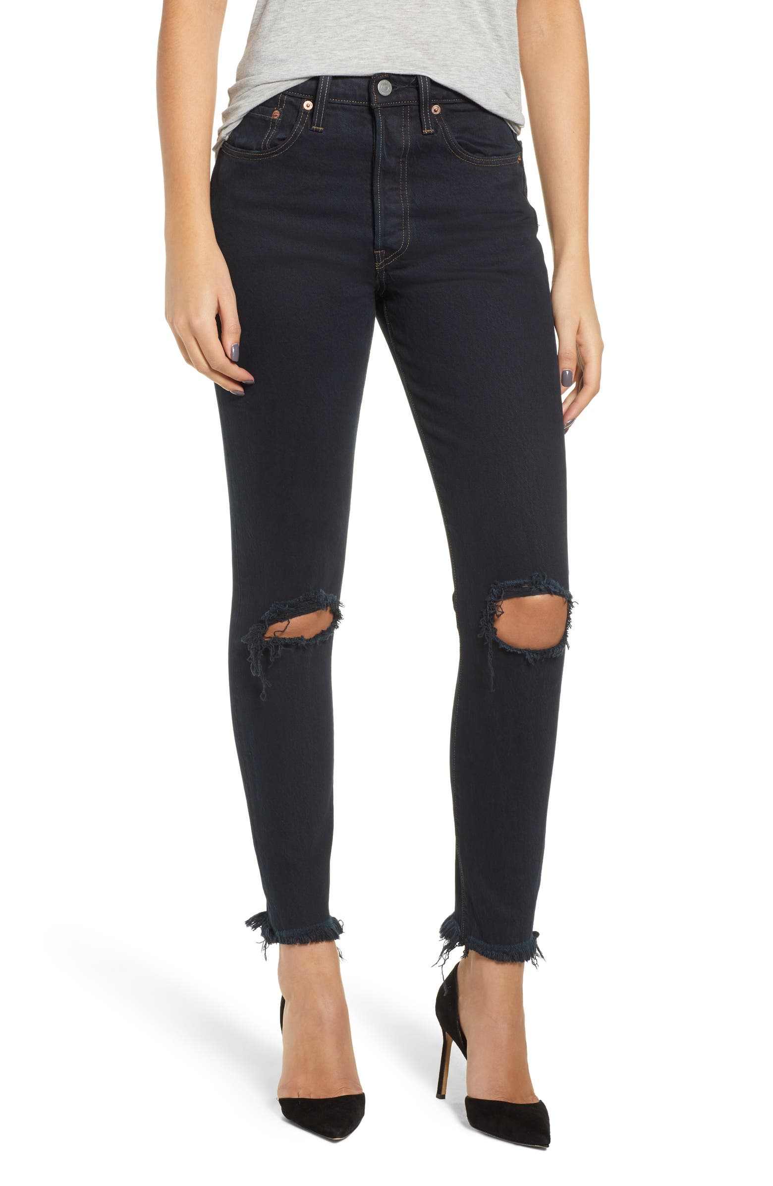 Levi's® 501® Ripped Skinny Jeans | Nordstromrack