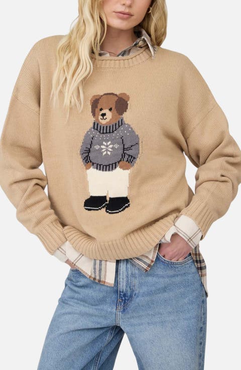 Teddy Bear Crewneck Sweater