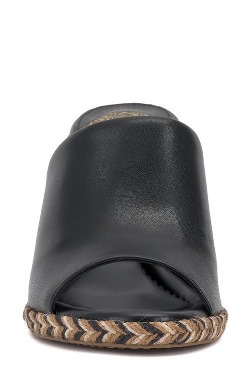 Vince Camuto Fayla Wedge Sandal In Black Black