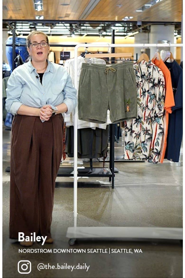Terry Cloth Bermuda Shorts video