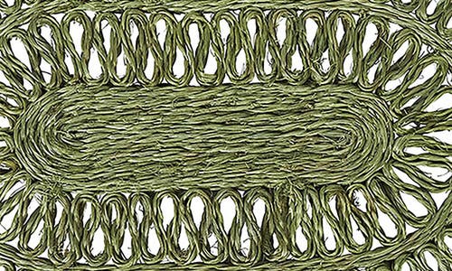 Juliska Straw Loop Oval Placemat In Seagrass