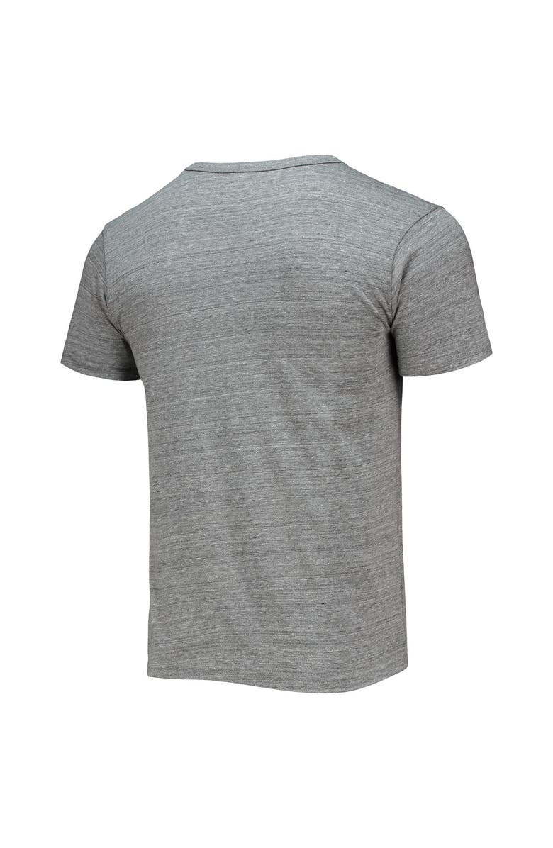 LEAGUE COLLEGIATE WEAR Men's League Collegiate Wear Heathered Gray Cornell Big Red Tide Seal Nuevo Victory Falls Tri-Blend T-Shirt, Alternate, color,