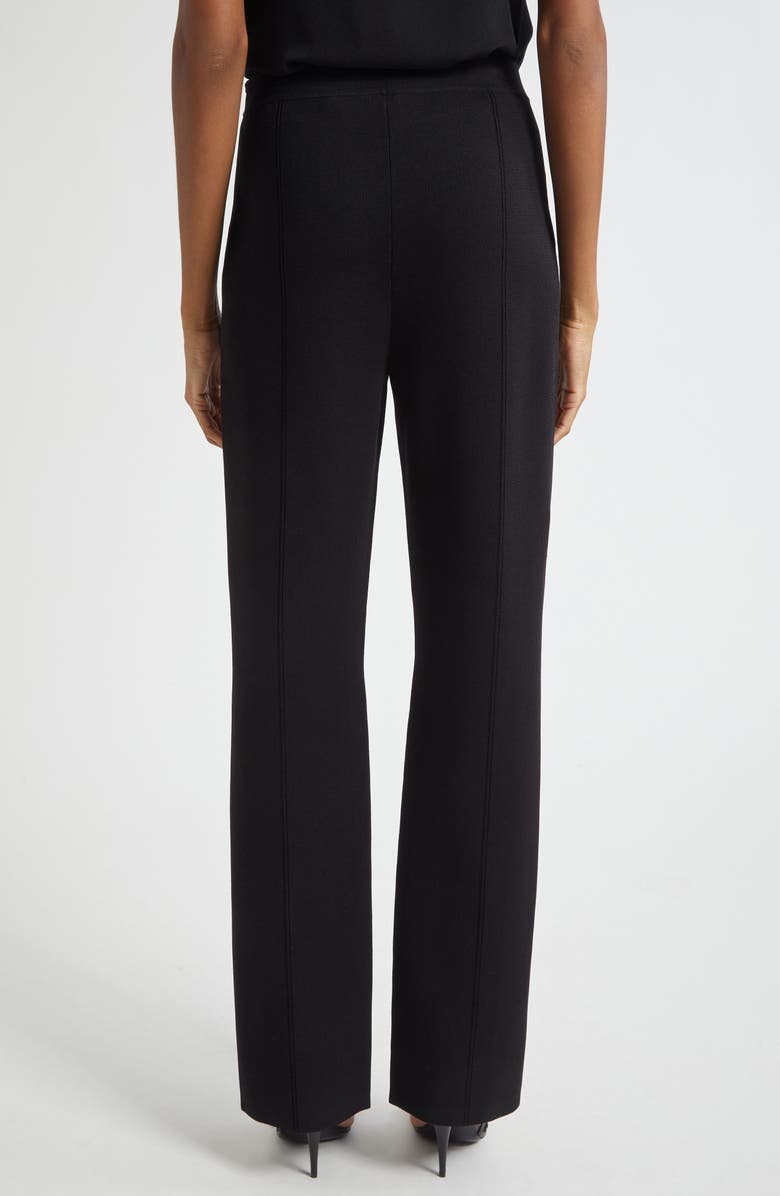 ST. JOHN Dani Slim Fit Knit Pants, Alternate, color, Black