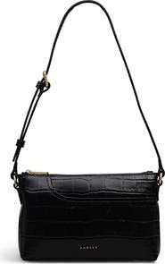 Radley Pockets - Faux Croc Mini Ziptop Shoulder Bag