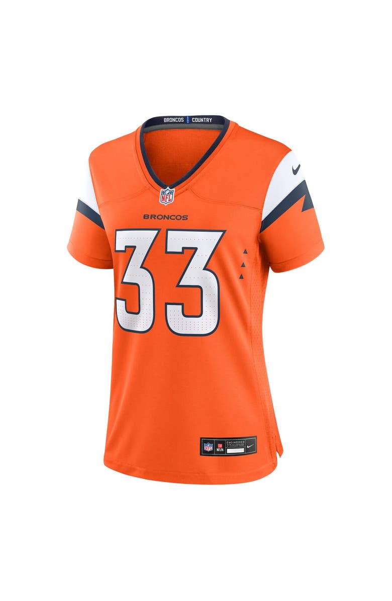 Nike Women's Nike Javonte Williams Orange Denver Broncos Mile High Collection Game Jersey, Alternate, color, Orange