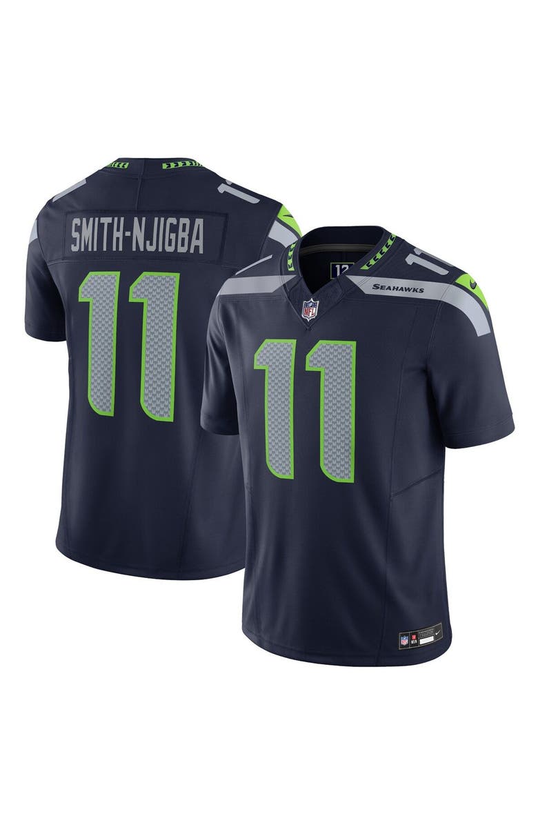Nike Men's Nike Jaxon Smith-Njigba Navy Seattle Seahawks Vapor F.U.S.E. Limited Jersey, Main, color, Navy