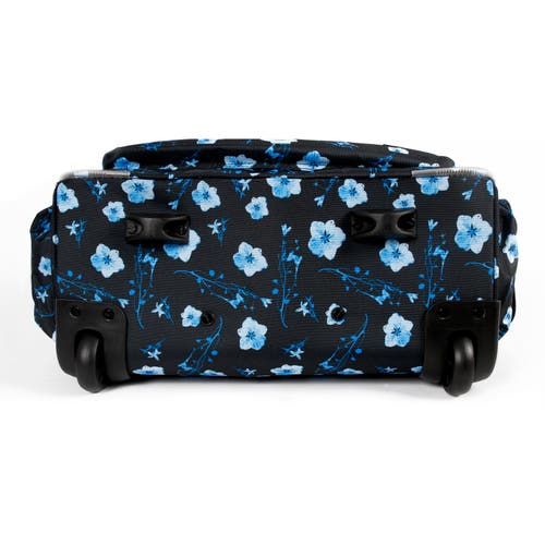 J World Donna Rolling Carry-on Tote With Laptop Sleeve For Travel And Work