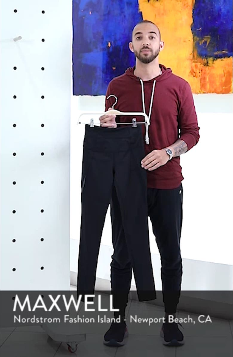 High Waist V-Back Ankle Leggings, sales video thumbnail