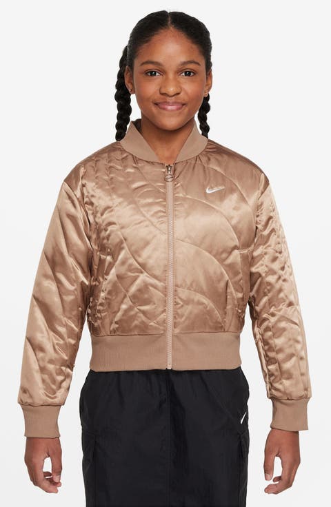 Kids' Sportswear Quilted Bomber Jacket (Big Kid)
