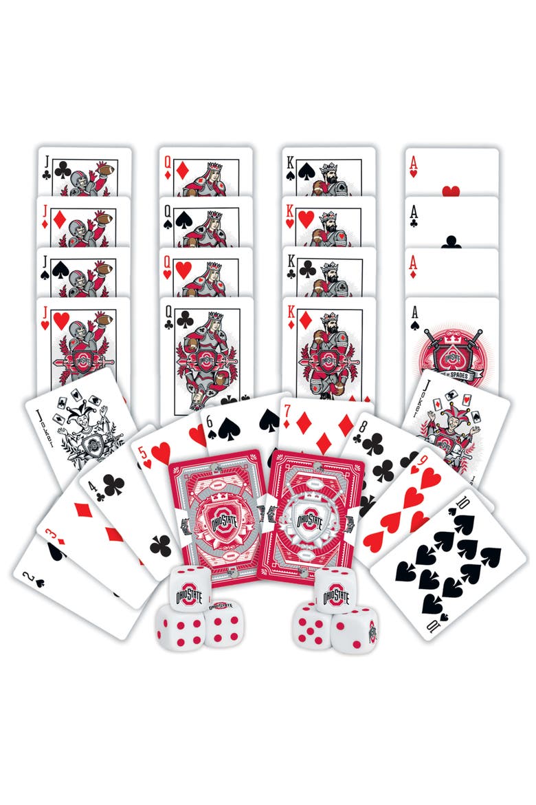 Ohio State Buckeyes Playing Cards & Dice, Alternate, color, Multicolor