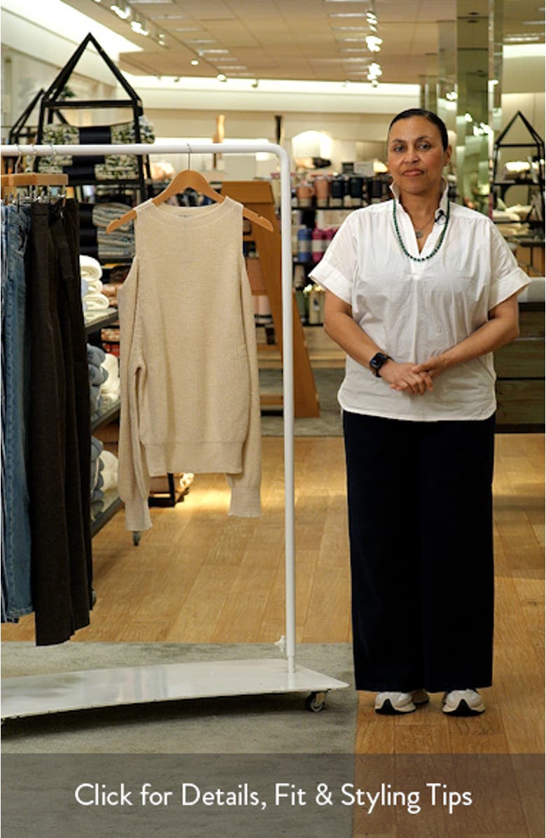 Cold Shoulder Sweater, sales video thumbnail