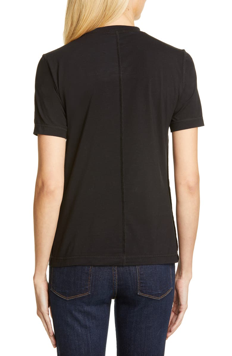 Ganni Lightweight Jersey Tee, Alternate, color, 