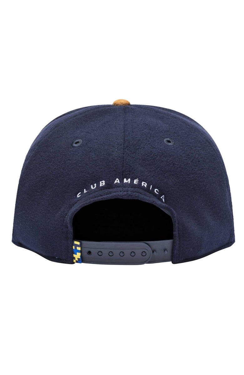 FAN INK Men's Navy Club America Lafayette Snapback Hat, Alternate, color, 