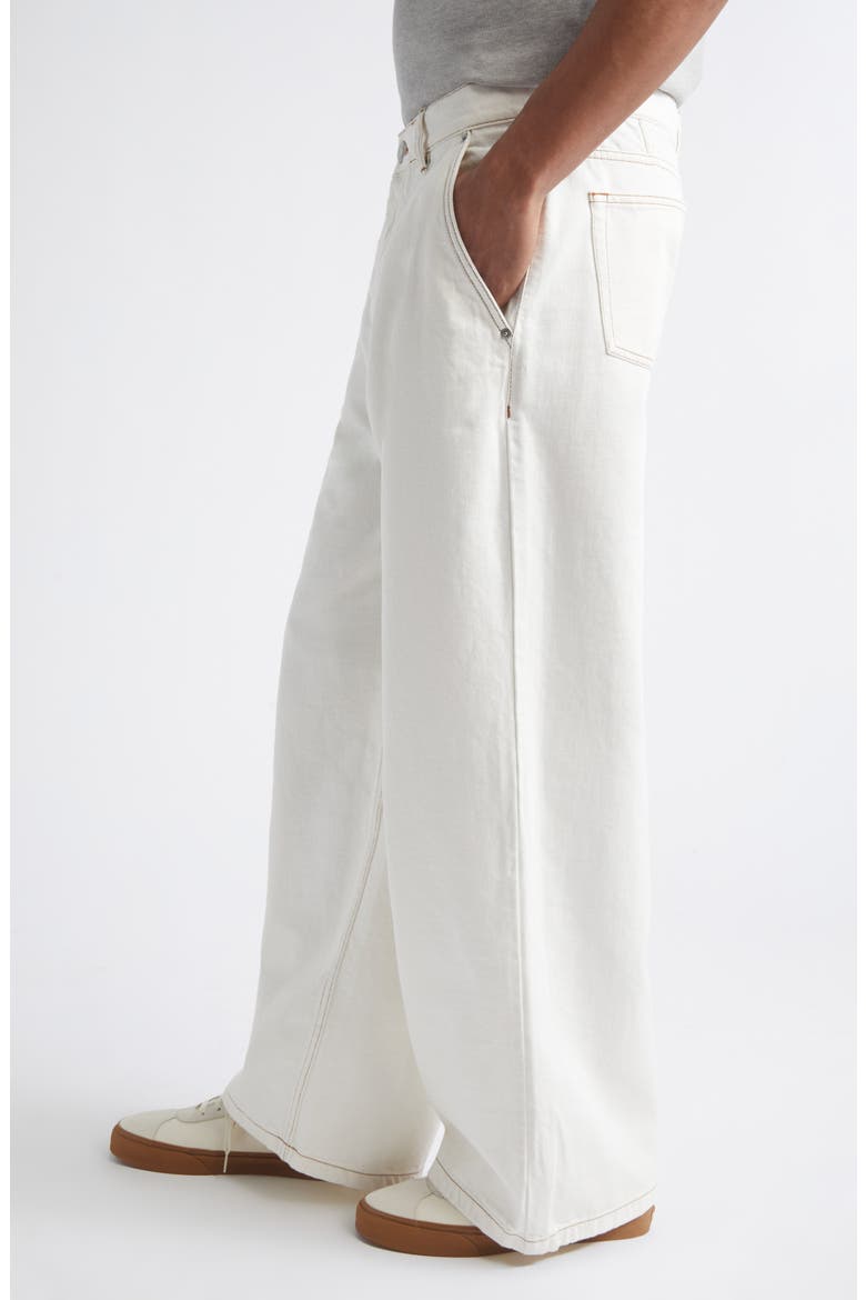 Wide Fit Jeans, Alternate, color, BLANC CREME