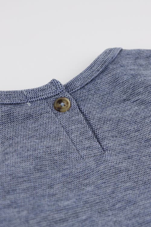 Shop Oh Baby ! Mini Honeycomb Elbow Patch Boxy In Denim