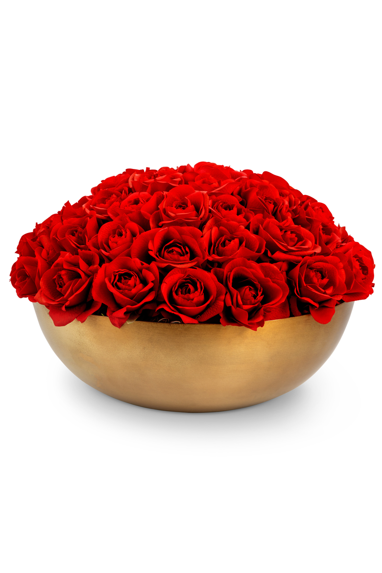 Valentina RealTouch Rose Arrangement, Main, color, Ruby
