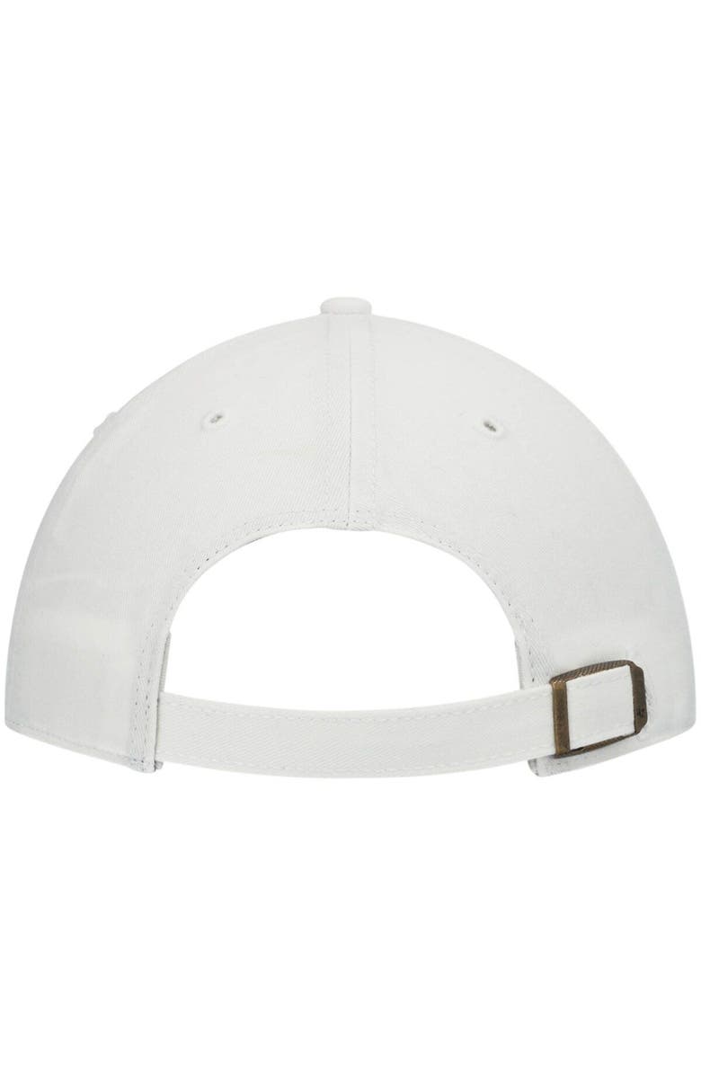 '47 Women's '47 White LSU Tigers Miata Clean Up Logo Adjustable Hat, Alternate, color, 