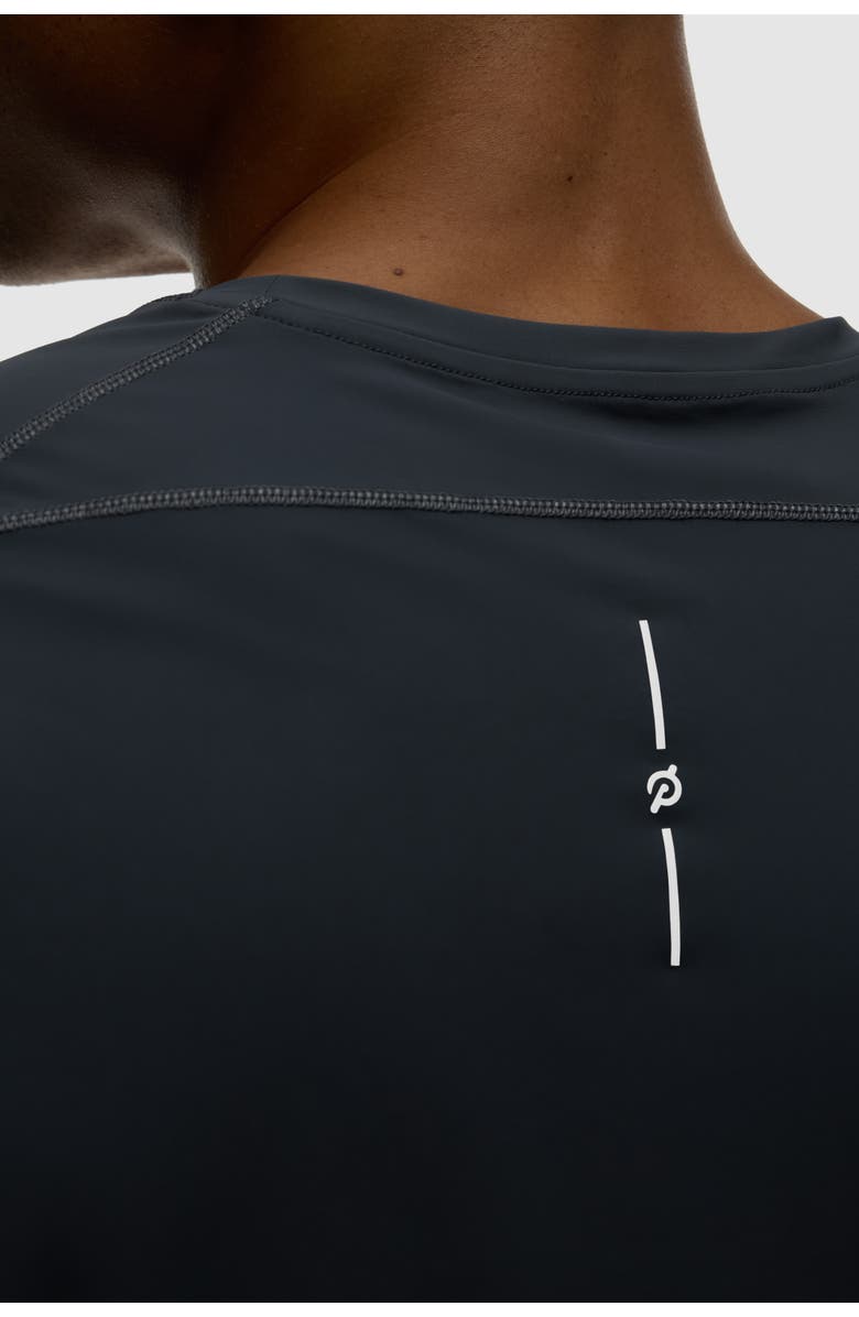 Peloton Interlock Short Sleeve Run Tee, Alternate, color, Dark Grey