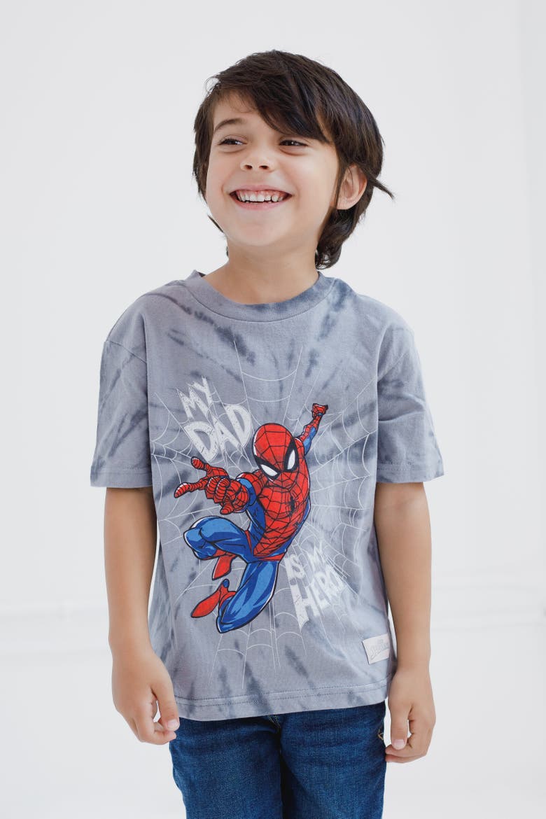Spider-Man Boys' Holiday Graphic T-Shirt, Alternate, color, Spiderman My Dad is