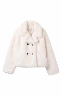Noize Push Faux Fur Coat