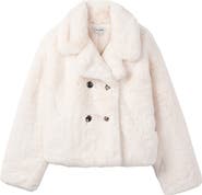 Noize Push Faux Fur Coat