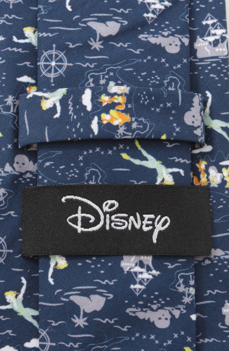 Cufflinks, Inc. Peter Pan Flying Blue Cotton Tie, Alternate, color, Multi