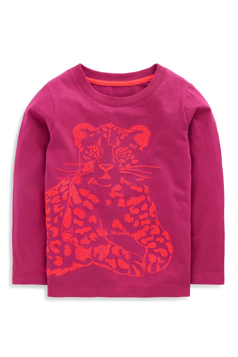 Kids' Neon Superstitch Graphic T-Shirt, Main, color, LEOPARD